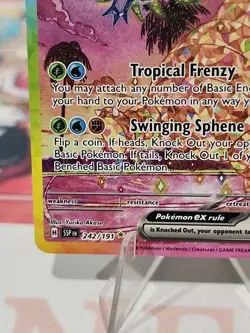 Alolan Exeggutor EX 242/191 SAR Illustration Rare Surging Sparks Pokemon TCG NM - Image 4