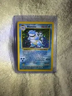 Pokemon TCG Blastoise Base Set Holo Unlimited Rare - Image 1