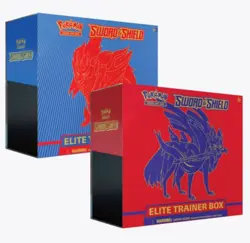 Pokemon Sword & Shield Elite Trainer Boxes (2) Base Set (New Sealed Set/2 ETBS) - Image 1