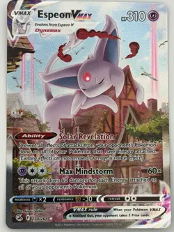 Pokemon TCG SWSH Fusion Strike Espeon VMAX 270/264 Alt Art Secret Rare NM! - Image 1