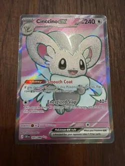 Pokemon TCG Cinccino EX 105/086 CRI Ultra Rare Holo Chaos Rising NM/M - Image 1
