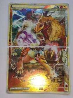 Pokemon Entei & Raikou-Legende komplett near mint Holo Deutsch 90/95 91/95 - Image 4