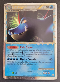 Pokemon HeartGold SoulSilver Feraligatr Prime Ultra Rare 108/123 NM Condition - Image 1