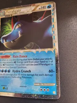 Pokemon HeartGold SoulSilver Feraligatr Prime Ultra Rare 108/123 NM Condition - Image 3