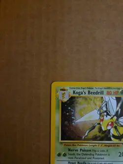 Pokemon TCG Koga's Beedrill 9/132 Gym Challenge Holo Rare Unlimited English *NM* - Image 2