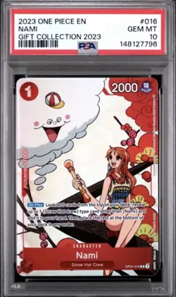2023 ONE PIECE GIFT COLLECTION 2023 #016 NAMI PSA 10 - Image 1