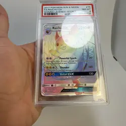 Pokemon Raichu GX Shining Legends Secret Rare #75 PSA 8 Mint - Image 2