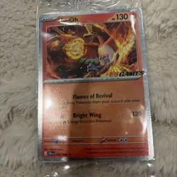 Pokemon TCG Ho-Oh EB Games Stamped Promo 010/086 Chaos Rising (SEALED!) - Image 1