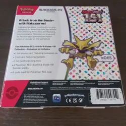 POKEMON ALAKAZAM ex COLLECTION SCARLETT &VIOLET 151 - Image 2