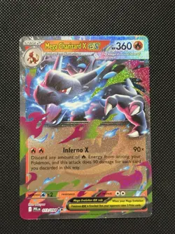 Pokemon Phantasmal Flames - Mega Charizard X Ex - 013/094 - Full Art - M/NM - Image 2
