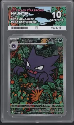Haunter Pokemon MEP 027 Black Star Low Pop - ACE 10 - Image 1