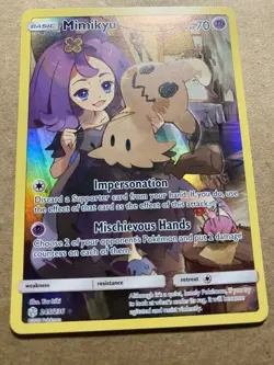 The Pokemon Company Mimikyu SM-Cosmic Eclipse Secret Rare Holo 245/236 - Image 3