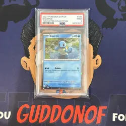PSA 9 MINT 2023 151 Pokemon Poster Collection SQUIRTLE #048 Holo - Image 1