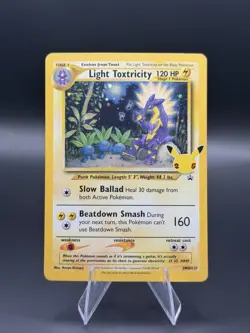Light Toxtricity SWSH137 Celebrations Black Star Promo Holo Rare Pokemon TCG - Image 1