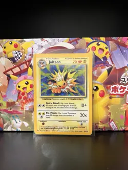 Jolteon 4/64 Jungle No Symbol Error Holo Rare 1999 Pokemon Misprint LP - Image 1