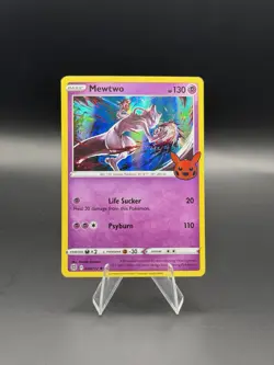 Mewtwo 56/172 Pokemon Trick or Trade 2022 Stamped Holo Rare NM Pokemon TCG - Image 1