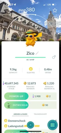 Pokemon Go Shiny Pikachu / Beschreibung lesen, See Description - Image 1