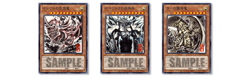 Yu-Gi-Oh! OCG ARTWORK SERIES Mini Hanging Scroll Egyptian God Cards SUMI-E Set - Image 2