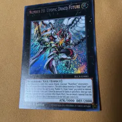 Yu-Gi-Oh! Number F0: Utopic Draco Future BLCR-EN085 Secret Rare Foil 1st Ed - Image 1