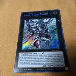 Yu-Gi-Oh! Number F0: Utopic Draco Future BLCR-EN085 Secret Rare Foil 1st Ed - Image 4