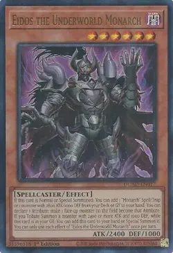 Eidos the Underworld Monarch DUAD-EN017 UR Duelist's Advance NM 1st Ed YUGIOH - Image 1