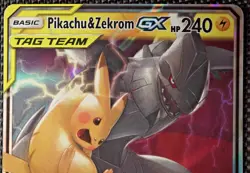 2019 Pikachu & Zekrom GX 33/181 Tag Team Team Up Pokemon TCG Trading Card Game - Image 4