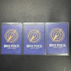 3x Monkey D. Luffy Promotion Pack 2022 P-001 One Piece Promo Card - Errata - Image 2