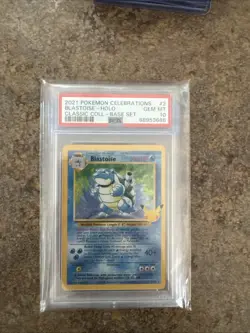 2021 Pokemon Blastoise Holo Gem Mint 10 PSA Base Set Awesome Card!🔥 - Image 1