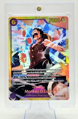 Monkey.D.Luffy EB02-061 English Edition Booster Anime One Piece Card Holo Foil - Image 1