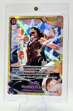 Monkey.D.Luffy EB02-061 English Edition Booster Anime One Piece Card Holo Foil - Image 2