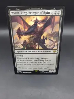 MTG Witch-King, Bringer Of Ruin 293 Rare Lord Of The Rings Card Regular - Image 1