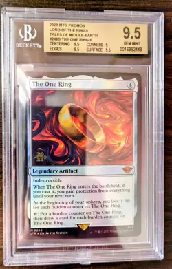 The One Ring Mtg Prerelease Foil BGS 9.5 - Image 1