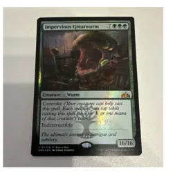 Wizards of the Coast Impervious Greatwurm Buy-A-Box Promo Foil Mythic #273 - Image 1