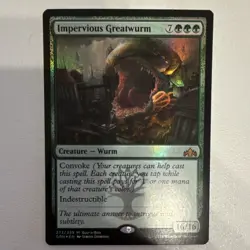 Wizards of the Coast Impervious Greatwurm Buy-A-Box Promo Foil Mythic #273 - Image 2