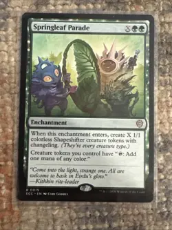 Springleaf Parade (Extended Art) Commander: Lorwyn Eclipsed Regular - Image 1
