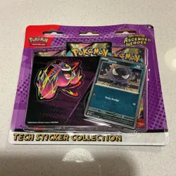 Pokemon TCG Ascended Heroes Gastly Tech Sticker Collection - NEW and SEALED - Image 1