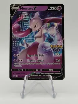 Mewtwo V SWSH223 Promo SWSH Black Star Pokemon NM - Image 1