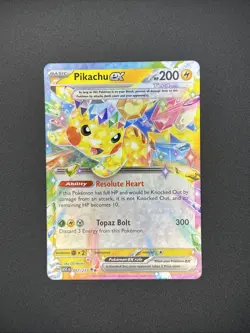 Pikachu ex 057/217 Double Rare Ascended Heroes Pokemon Holo Near Mint - Image 1