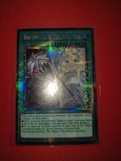YUGIOH The Fallen & The Virtuous (CH01-EN019) Starlight Rare 1st Edition - Image 1
