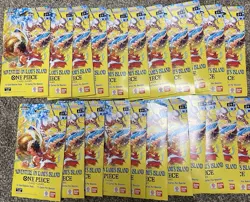 One Piece OP15 “Adventure on Kami’s Island” Sleeved Booster Pack (Lot of 22) - Image 1