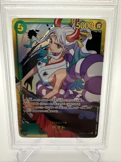 PSA 10 GEM MINT JAPANESE ONE PIECE 2022 YAMATO OP01-121 ROMANCE DAWN SR - Image 3