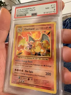 2016 Pokemon XY Charizard Holo Evolutions PSA 8 – Rare Trading Card - Image 4