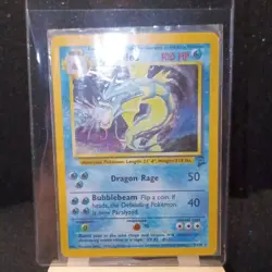 Wizards of the Coast Gyarados 6/102 Base Set Unlimited Holo Rare 1999 100HP - Image 2