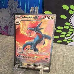 🦾 Pokemon Salamence ex 187/159 Journey Together Special Illustration Rare Holo… - Image 1