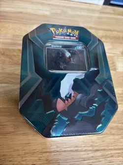 😈Pokemon TCG Triple Whammy Collector's Tin Darkrai Tin. 3packs 3 Promos. Sealed - Image 1
