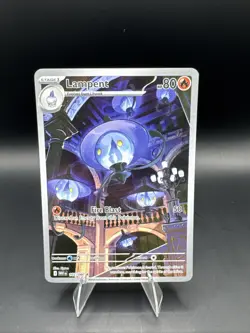 Lampent 102/086 White Flare Full Art Holo Pokemon Card - Image 1