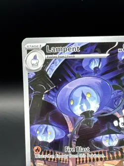 Lampent 102/086 White Flare Full Art Holo Pokemon Card - Image 2
