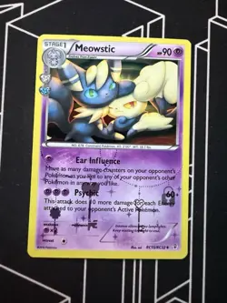 Meowstic RC15/RC32 Uncommon Generations Pokemon Moderately Played - Image 1