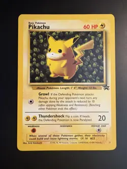 Pikachu (1) Promo WoTC Promo 01/53 Ivy Pikachu- Pokemon TCG - Image 1