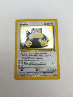 Pokemon TCG Snorlax 11/64 Jungle Holo Rare - Image 2